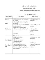 Bé thích đi bằng phương tiện giao thông gì