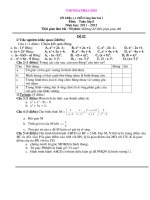 Toán 8 Đề thi học kì 2 [WWW.VIETMATHS.COM] đề thi HOC KI I TOAN 8 có đáp án7