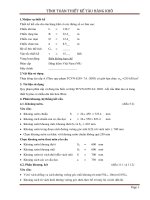 ĐỒ án TÍNH TOÁN THIẾT kế kết cấu tàu HÀNG KHÔ