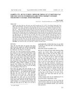 NGHIÊN CỨU, ĐỀ XUẤT HIỆU CHỈNH HỆ THỐNG XỬ LÝ KHÍ THẢI TẠI NHÀ MÁY SẢN XUẤT FORMALIN, KHU CÔNG NGHIỆP TAM ĐIỆP,  THÀNH PHỐ TAM ĐIỆP, TỈNH NINH BÌNH