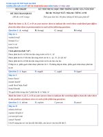 Giai chi tiet de thi tham khao THPT quoc gia mon anh cua bo GD DT 2019 