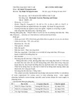 4. Đề cương môn học Quy hoạch hệ thống thủy lợi