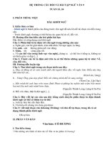 Văn 9_HỆ THỐNG CÂU HỎI VÀ BÀI TẬP NGỮ VĂN 9. TUẦN 23, 24 docx