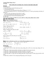 Toán 8 Đề kiểm tra Đề Cương ôn tập toan 8 ki 2 (DUNG)