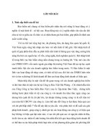 Một số giải pháp nâng cao hiệu quả kinh doanh bảo hiểm phi nhân thọ tại Công ty Bảo Việt Hải Phòng
