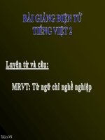 bài Luyện từ và câu - Mở rộng vốn từ từ ngữ chỉ nghề nghiệp | Ngữ văn, Lớp 2 - Ôn Luyện