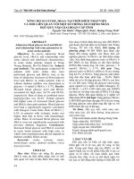 Nồng độ glucose, HbA1c tại thời điểm nhập viện và mối liên quan với một số thông số ở bệnh nhân đột quỵ não giai đoạn cấp tính