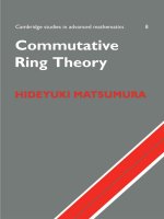 ring theory – louis h rowen a course in ring theory advances in ring theory – j l s chen n q ding advances in ring theory – r v kadison j r ringrose commutative ring t