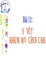 Số vô tỉ Khái niệm về căn bậc hai | Toán học, Lớp 7 - Ôn Luyện