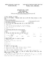 Đề thi thử giữa kì 2 môn Sinh lớp 8 THCS Long Mỹ có đáp án | Sinh học, Lớp 8 - Ôn Luyện