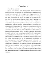 Nghiên cứu thống kê tình hình khách du lịch quốc tế đến Việt Nam giai đoạn 2000 - 2013