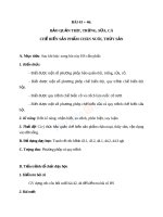 Giáo án Công nghệ 10 bài 43 Bảo quản thịt, trứng, sữa và cá | Lớp 10, Công Nghệ - Ôn Luyện