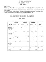 Toán 8 Đề thi học kì 1 De Kiểm tra hoc ky 1 Toan 8