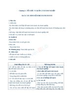 Giáo án Công nghệ 10 bài 53 Xác định kế hoạch kinh doanh | Lớp 10, Công Nghệ - Ôn Luyện