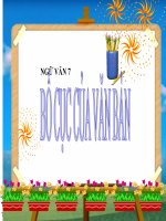 Bố cục trong văn bản | Ngữ văn, Lớp 7 - Ôn Luyện