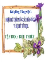 bài Tập đọc - Bưu thiếp | Ngữ văn, Lớp 2 - Ôn Luyện