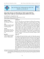 Khai thác di sản văn hóa phi vật thể tại địa phương trong phát triển du lịch ở Đồng bằng sông Cửu Long