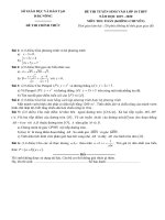 Đề tuyển sinh lớp 10 THPT năm 2019 – 2020 môn Toán sở GDĐT Đắk Nông | Toán học, Đề thi vào lớp 10 - Ôn Luyện