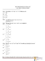 Đề đánh giá năng lực 3 môn (ĐHQG HÀ NỘI)- file WORD