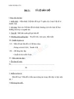 Giáo án Địa lý 6 bài 3 Tỉ lệ bản đồ | Địa lý, Lớp 6 - Ôn Luyện