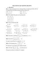 Đề cương ôn tập toán 9 học kì 2 năm học 2019 – 2020 trường THCS Đinh Trang Hòa
