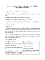 Giáo án Công nghệ 10 bài 44 Chế biến lương thực thực phẩm | Lớp 10, Công Nghệ - Ôn Luyện