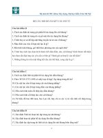 Câu hỏi Bảo vệ Đồ án BTCT2 (Bộ môn KC BTCT)