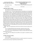 Đề thi thử tốt nghiệp THPT môn ngữ văn năm 2020 2021 có đáp án   trường THPT hàn thuyên (lần 1) 