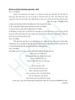 20. Đề thi tuyển sinh vào lớp 10 tỉnh Vĩnh Phúc năm học 2018-2019 (Đại trà)