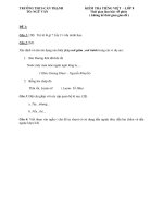 2 Bài tập Tiếng Việt lớp 8 THCS Cần Thạnh có đáp án | Ngữ văn, Lớp 8 - Ôn Luyện