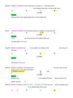 Bài tập trắc nghiệm có đáp án ứng dụng định lí Vi-et lớp 10 phần 2 | Toán học, Lớp 10 - Ôn Luyện