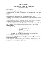 Văn 9 - Tiết 129 - Kiểm tra văn ( Phần thơ)