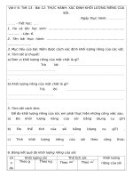 Bài tập thực hành xác định khối lượng riêng của sỏi môn vật lý lớp 6 | Vật lý, Lớp 6 - Ôn Luyện