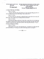 Đề thi - Đáp án HSG Lịch Sử lớp 9. Năm học 2018-2019