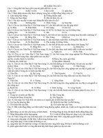 Đề kiểm tra học kì 1 môn Địa lớp 12 năm 2020 - 2021 chọn lọc | Lớp 12, Địa Lý - Ôn Luyện