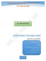 TÀI LIỆU ÔN TẬP GIỮA KÌ I-LỚP 12
