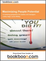 Maximizing People Potential: A coaching perspective for leaders and managers  - eBooks and textbooks from bookboon.com