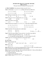 Đề Thi KSCL Học Kỳ I - Toán 6 - Năm học 19-20 của Huyện ...
