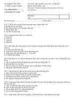 Đề thi thử môn địa lý kỳ thi THPT quốc gia năm 2017 THPT Lương văn chánh Phú Yên mã 137 | Đề thi đại học, Địa lý - Ôn Luyện
