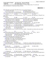 Đề thi học kì 2 môn Hóa lớp 10 hay và khó | Hóa học, Lớp 10 - Ôn Luyện