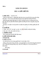 Giáo án GDCD 8 bài 4 Giữ chữ tín | Lớp 8 - Ôn Luyện