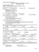 Đề cương kiểm tra học kì 2 môn Vật lý lớp 8 năm 2019 - 2020 trường THCS Thanh Tân | Vật lý, Lớp 8 - Ôn Luyện