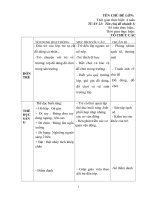 Giáo án phụ tuần 19 Thế giới thực vật