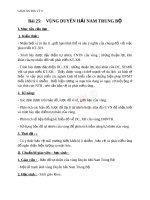 Giáo án Địa lý 9 bài 25 Vùng Duyên Hải Nam Trung Bộ | Lớp 9, Địa lý - Ôn Luyện