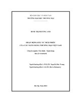 Luận án Tiến sĩ Tài chính – Ngân hàng: Hoạt động đầu tư trái phiếu của các ngân hàng thương mại Việt Nam