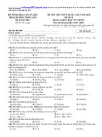 Đề thi thử THPT quốc gia 2021 - 2022 môn hóa số 81 | Đề thi đại học, Hóa học - Ôn Luyện