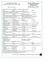 HÓA học THPT CHUYÊN bắc GIANG   lần 2 2020 (kèm giải chi tiết)   THẦY đỗ NGỌC KIÊN 