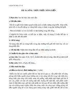 Giáo án Địa lý 10 bài 16 Sóng Thủy triều Dòng biển | Lớp 10, Địa lý - Ôn Luyện