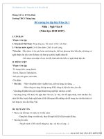 Đề cương ôn tập ngữ văn 8 học kì 1 năm học 2018 – 2019 trường THCS Thăng Long