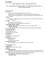 Giáo án lịch sử 7 soạn theo công văn 5512 bộ GD 